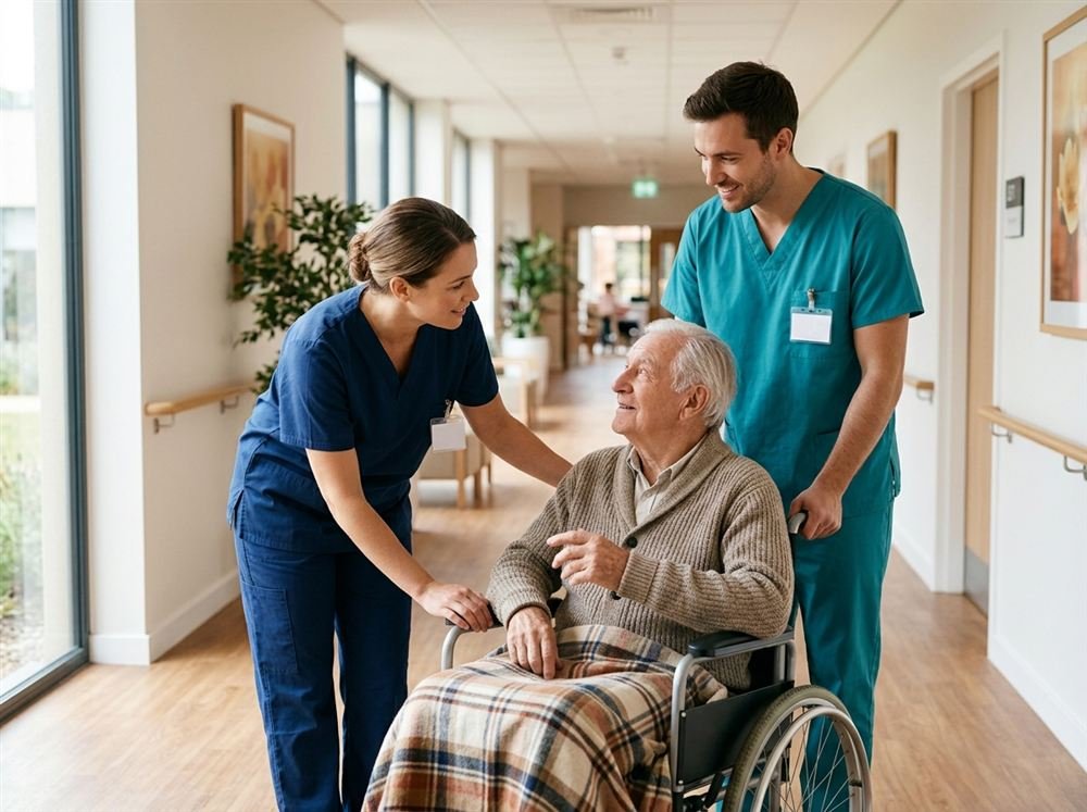 Pessoal para lares e residências geriátricas